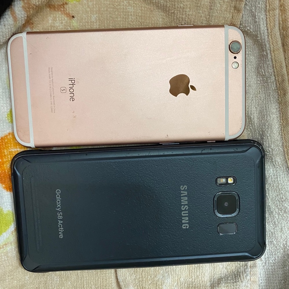 BROKEN iphone 6s & BROKEN galaxy s8 active